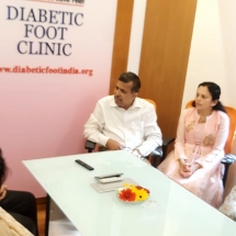 Diabetic foot screening and evaluation camp