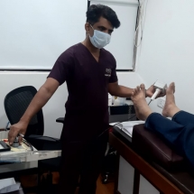 Diabetic foot screening and evaluation camp