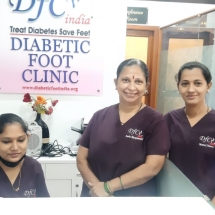 Diabetic foot screening and evaluation camp